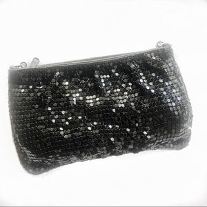 Black Sequin Evening Bag or Clutch